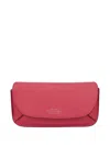 Smythson Panama Leather Sunglasses Case In Pink