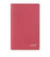 Smythson Panama Leather Weekly Diary 2026 In Pink