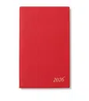 Smythson Panama Leather Weekly Diary 2026 In Red