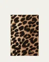 Smythson Panama Leopard-print Leather 2026 Weekly Agenda In Brown