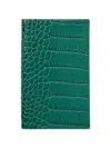 Smythson Panama Mara Notebook In Green