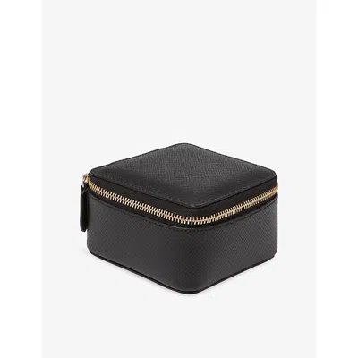Smythson Panama Medium Leather Trinket Case
