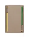 Smythson Panama Multi-zip Case In Brown