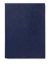Smythson Plain Paged Soho Notebook In Panama In Blue
