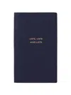 Smythson Panama Notebook In Blue