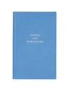 Smythson Panama Notebook In Blue