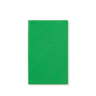 Smythson Panama Notebook In Green