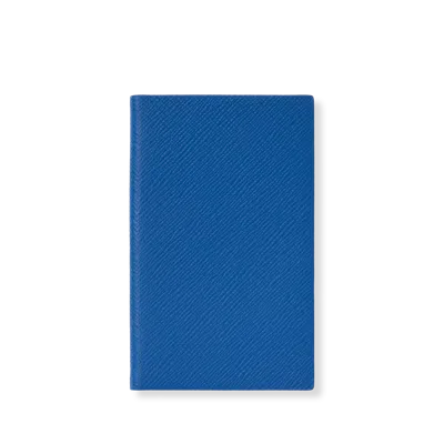 Smythson Panama Notebook In Cerulean