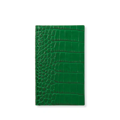 Smythson Panama Notebook In Mara In Clover