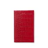 Smythson Panama Notebook In Mara In Red