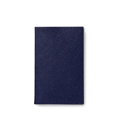 Smythson Panama Notebook In Navy