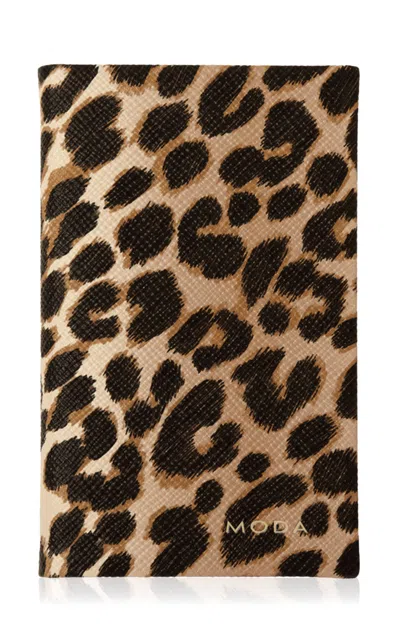 Smythson - Panama Panama Notebook Leopard Sand - Animal
