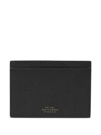 Smythson Panama Passport Case In Black