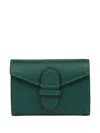 Smythson Panama Playing Card In Green