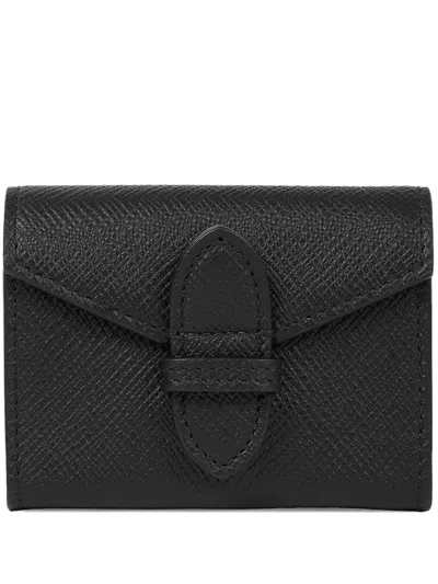 Smythson Panama Playing Cards And Case In Black