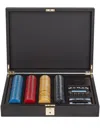Smythson Panama Poker Set In Black
