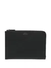 Smythson Panama Pouch In Black