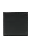 Smythson Panama Grained Leather Wallet In Black