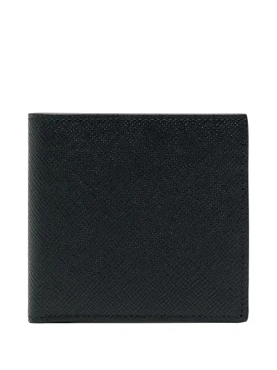 Smythson Panama Wallet In Blue