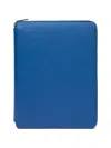 Smythson Panama Writing Folder In Blue