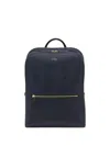 Smythson Panama Zip-around Backpack In Blue