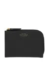 Smythson Panama Zip-around Wallet In Black