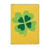 Smythson Passport Charm Cover In Panama In Lemon