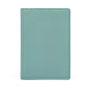 Smythson Passport Cover In Ludlow In Mineral Green