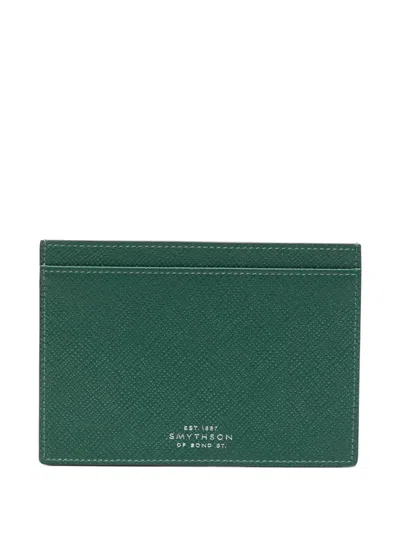 Smythson Passport Sleeve In Green