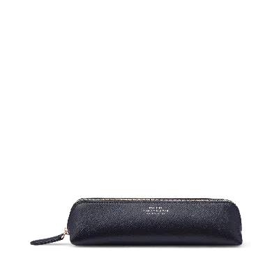 Smythson Pencil Case In Panama In Animal Print