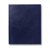 Smythson Plain Paged Portobello Notebook In Panama In Navy