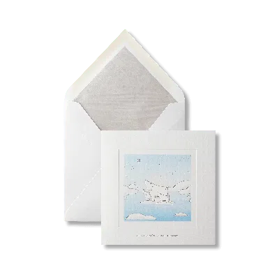Smythson Polar Bears Christmas Card Set