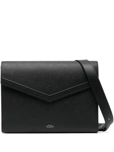 Smythson Portman Bag In Black