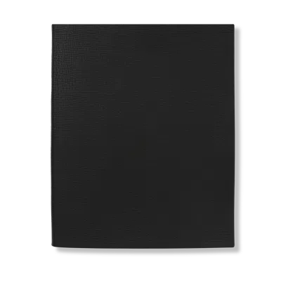 Smythson Portobello Notebook In Ludlow In Black