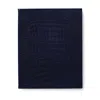 Smythson Portobello Notebook In Mara In Navy
