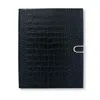 Smythson Portobello Notebook With Slide Closure In Mara In Navy