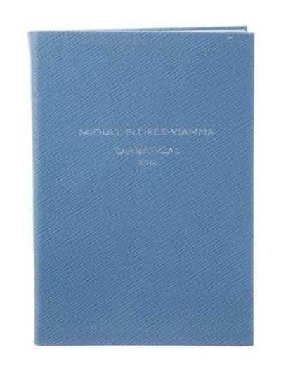Pre-owned Smythson Sabbatical 2012 In Blue