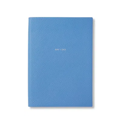 Smythson Say I Do Soho Wedding Planner In Panama In Blue