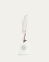 Smythson Season's Greetings Holiday Gift Tags, Set Of 10 In White