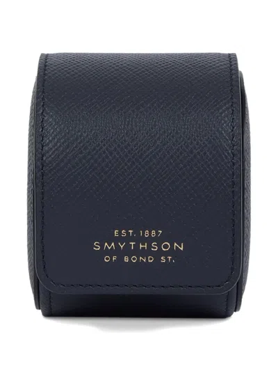 SMYTHSON SINGLE WATCH ROLL BOX (7CM X 8CM X 8CM)