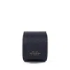 Smythson Single Watch Roll In Panama In Navy