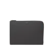 Smythson Small Laptop Case In Panama In Black