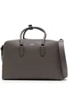 Smythson Ludlow Leather Holdall In Brown