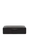 Smythson Small Square Trinket Box In Black