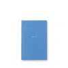 Smythson Smile Wafer Notebook In Panama In Nile Blue