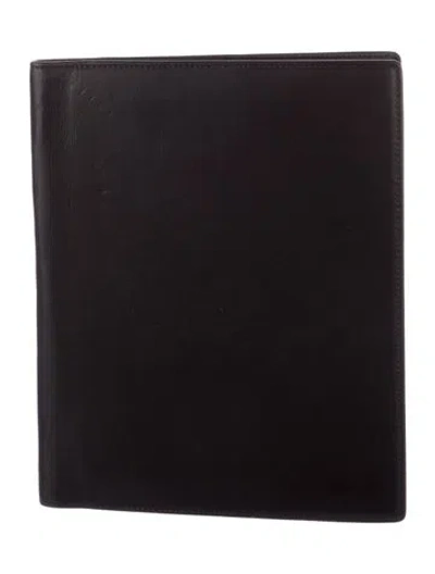 Pre-owned Smythson Smooth Leather A5 Agenda Cover In Brown