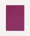 Smythson Soho Leather Notebook In Purple