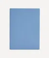 Smythson Soho Leather Notebook In Blue