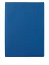 Smythson Soho Leather Notebook (19.6cm X 14cm) In Blue