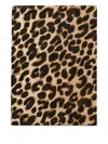Smythson Soho Leopard-print Notebook In Brown